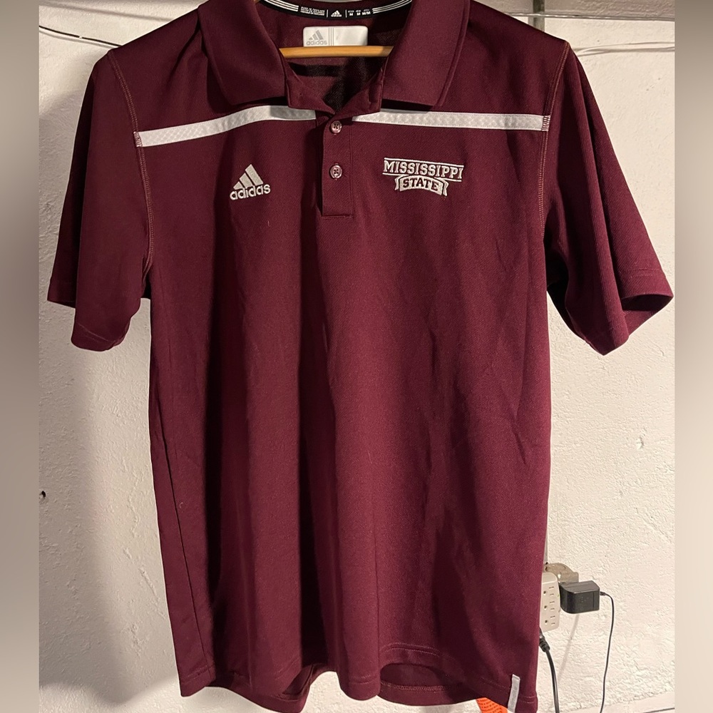 Adidas Mississippi State sideline polo. Size M